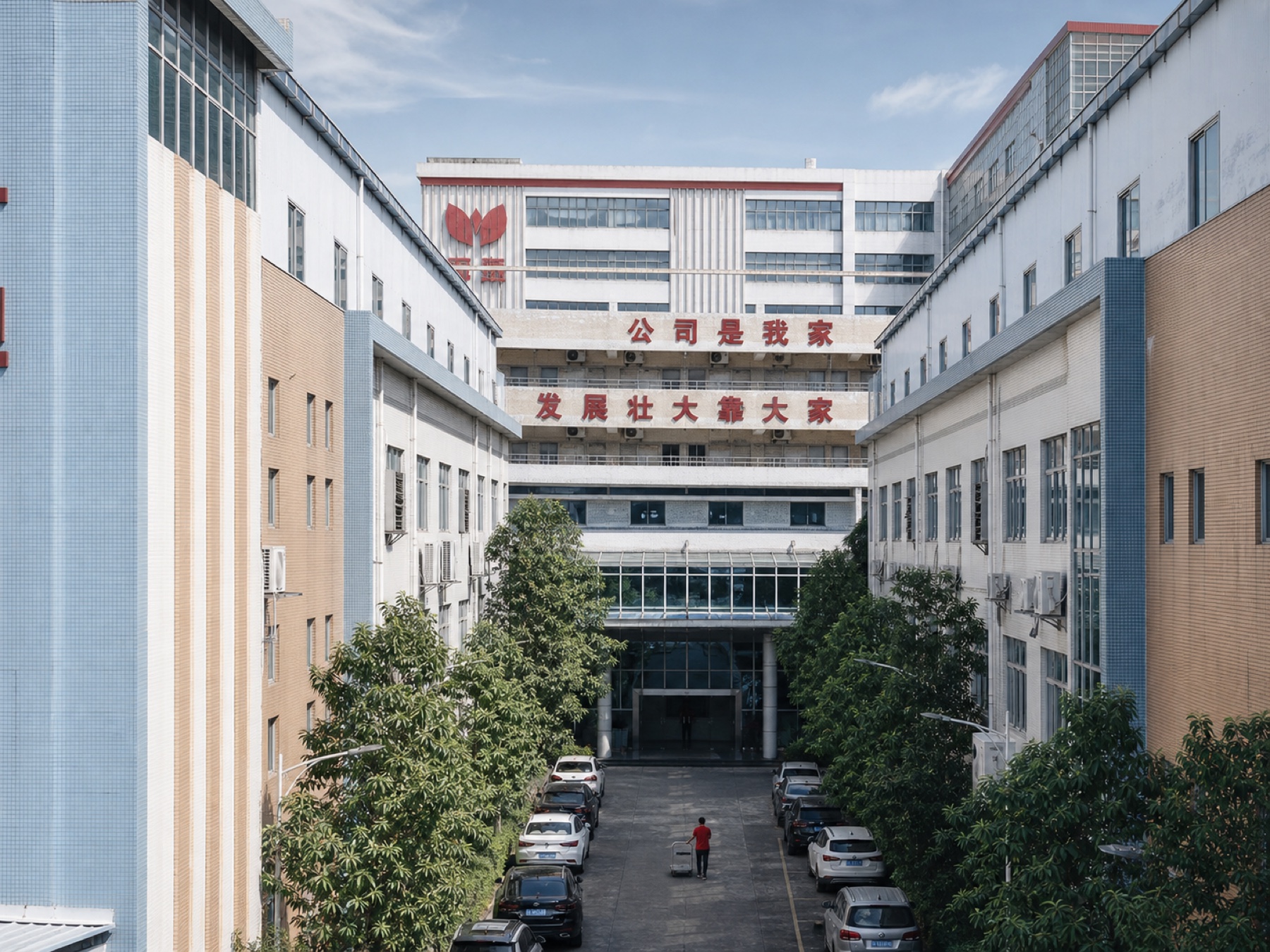 欧兰真实厂区与来访场景
